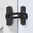 2 x 90 Degree Locking Privacy Lock Sliding barn Door Latch Right Angle Door Clasp cam Lock