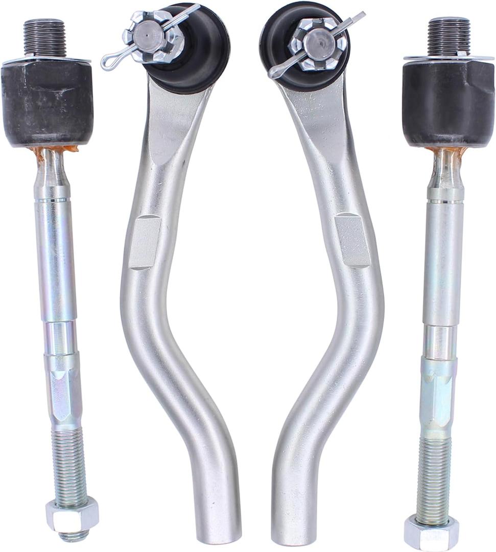 NewYall Front Inner and Outer Left Right Steering Tie Rod End for Honda Civic Insight 2016 2017 2018 2019