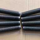 8PCS M14x1.50 Rear Serrated Wheel Stud Bolts 610-784 15.8mm Knurl 79.5mm UHL Length Replacement for 2012-2025 Dodge Ram 3500 w/Dual Rear Wheels (DRW) Model & RAM 4000 6509399AA