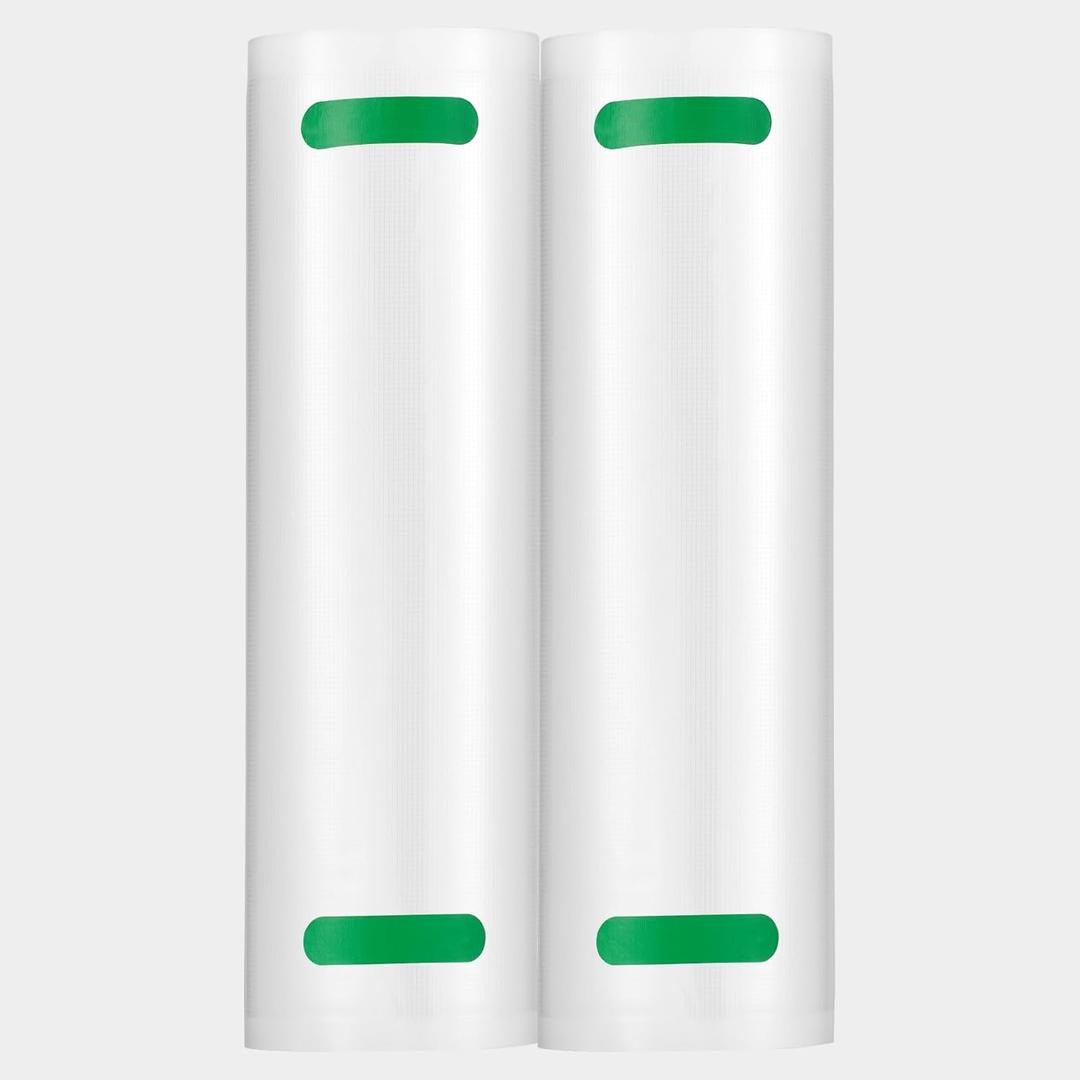 VEVOR Vacuum Sealer Bags, 2 Rolls 11 In x 50 Ft, Non-BPA Food Grade Seal A Meal Bags, Customizable Freezer-friendly Vac Sealing Bag for Food Saver, Food Storage Vacuum Bags for Meal Prep or Sous Vide