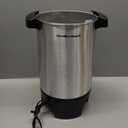Hamilton Beach 45 Cup Coffee Urn and Hot Beverage Dispenser, Silver
