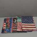 6 x 250th Anniversary Garden Flag Red White Blue Flower Daisy Garden Flags for Outside 12 x 18 Inch Double Sided Design Burlap Yard Flag 250 Anniversary Patriotic Banner 4th of July Independence Day Decor, Mix