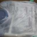 XIAOSHUNER 4 in 1 Rolling Shower Chair with Wheels for Elderly and Disabled, Wheelchair with Bucket and Safety Locking Wheels, Shower Bedside Commode Wheelchair for Seniors, Green