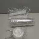 16 oz 100 Pack Plastic Cups with Lids and Straws, Sturdy Food Safe Iced Clear Coffee Cups Disposable Smoothie Cups for Cold Drinks