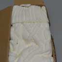 XIMISHOP 4PCS White Christmas Stockings, 18inch Large Personalized Cable Knitted Xmas Hanging Stocking Decorations with Name Tags for Holiday Christmas Party Family Decor