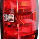 Tail Light Compatible With 2014-2019 Chevy Silverado 1500 2500 HD GMC Sierra 3500 HD Right Passenger Side Taillight Replace 23141275 Halogen