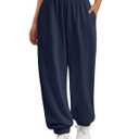 ATHMILE Sweatpants Women Baggy Lounge Pants Workout Gym Active High Waisted Comfy Joggers for Women Fall Clothes 2026, Medium