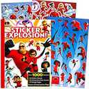 Disney The Incredibles Sticker Explosion Bundle - 1000+ Incredibles 2 Superhero Stickers Book for Girls, Kids | Disney Superhero Activity Book for Boys, Teens