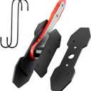 Brake Caliper Compression Tool, Caliper Piston Compressor Tool With Additional 2 pcs Large Steel Plate and 2 Hooks, 360Adjustable Brake Caliper Tool for Single Twin Quad Piston Calipers (Red)