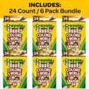 Crayola Bulk Crayon Set, Colors of The World, Multicultural Crayons, School Supplies, 6 Sets of 24 Colors