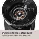 OXO Brew Conical Burr Grinder - Matte Black, Stainless Steel Burrs, One-Touch Automatic Smart Grind