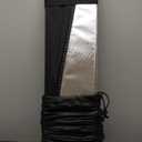 Windshield Sun Shade for Mercedes-Benz GLE/GLS SUV 2020-2025. Full Coverage Rearview Mirror Shade for Ultimate Protection (Shiny Silver (Upgrade))