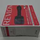 REVLON One-Step Hair Dryer and Styler, All-in-One Detangling and Straightener Brush for Salon-Quality Smooth, Straight Hair, More Shine and Less Frizz, Black (1 Count (Pack of 1))