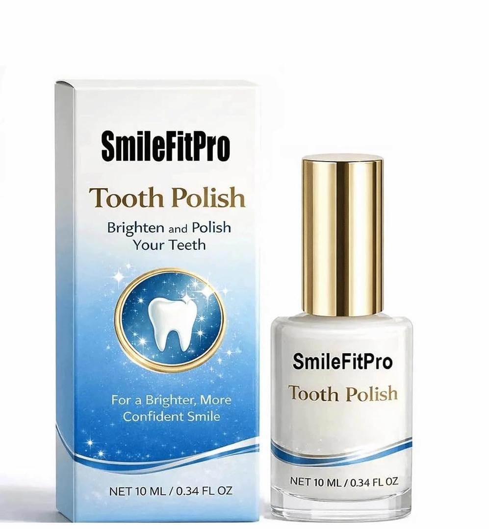 Tooth Polish, Teeth Whitening Paint (10ml) Portable Application for Brighter, shinier Teeth and a Confident Smile. 2 Packs.