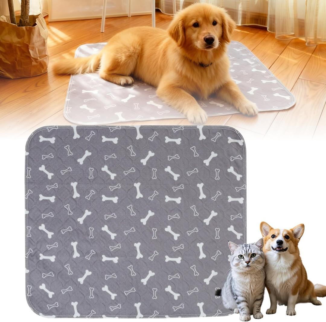 Puppy Pee Pads for Dogs,Upgraded Reusable Puppy Pads with Pheromones,Washable Pet Pads for Dogs & Cats,Durable Leak-Proof & Anti-Slip Pet Training Pads for Home & Travel (M:28"  32")