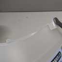 Casabella Cleaning Bucket Rectangular for Mopping or Storage with Handle and Built-In Pour Spouts, 4-Gallon, Clear