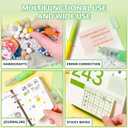 2 x Double-Sided Tape Roller, 0.24In16.4Ft, 360 Rotating Head, Refillable Core, Retractable Tape Dispenser for Scrapbooking and Crafts(Blue1 Main Body+ 4 Replacement Refills)