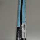 2 x Blackout Window Film, Window Privacy Film Frosted Faux 3D Floral Decorative Static Cling Heat Blocking Window Tint, Black, 17.5" x 78.7"