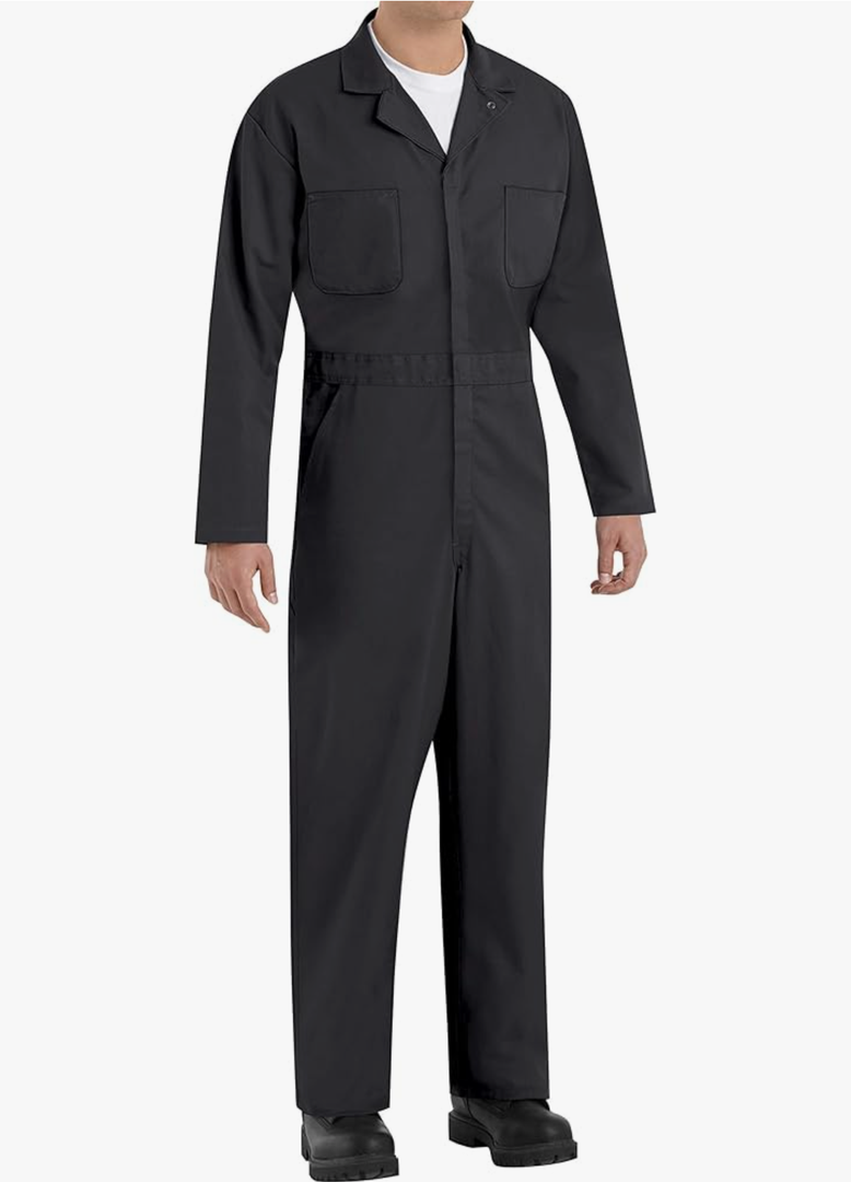 Red Kap Men's Twill Action Back Coverall, M/L