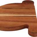 Affinity Decor Bunny Shaped Wood Serving Board, Wood Cutting Board for Kitchen, Wooden Charcuterie Boards, Funny Serving Platter for Cheese and Food, 14.3" x 10.5"