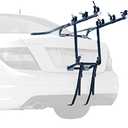 Allen Deluxe 3-Bike Trunk Mount Rack, Blk/ Silver