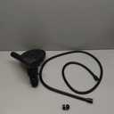 Moen Verso Matte Black Eight-Function 7" Wide Spray Shower Head and Detachable Handshower Combo with 72" Hose, 220C3BL
