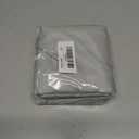 Fitable Table Cover Outdoor and Indoor Tablecloth - Washable Waterproof Wrinkle Free Table Cloth with Zipper and Umbrella Hole for Spring/Summer/Party/Picnic/BBQS/Patio Silver Grey 60R