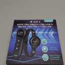 2-in-1 Dog Shock Collar & Dog Bark Collar - Smart Anti Barking Dog Training Collar with 5 Adjustable Sensitivity & 3300FT Remote for All Breeds IP67 Waterproof Rechargeable E-Collar (Green)