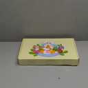 OIAHOMY Gift Basket with Handle, 9.8" x 7.9" x 7.9", Personalized Baby Basket for Kids, Woven Rope Gift Empty for Toys, Baby Treasure Hunt Baskets with Wooden Card for Boys and Girls - Pink