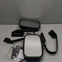 SCITOO Side View Mirrors fit for 1980-1996 For Ford For F-150 For F-250 For F-350 F450 Ranger Bronco Explorer Truck Pickup Towing Mirrors Manual Fold adjustment Pair Mirror FO1321106-D42