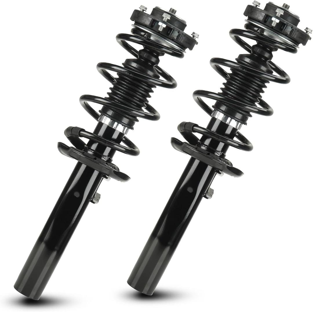 172311 Front Complete Strut Spring Assembly Shock Absorbers Fit for Volkswagen Jetta 2005-2017/ Golf 2010-2014/ Beetle 12-17/ Eos 07-11/ Passat 06-17/ CC 09-17, for Audi A3 2006-2013, 2PCS (Front Left and Right)