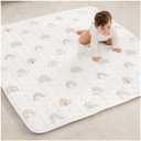 Comfy Cubs Square Kids Play Mat 56 x 56in Baby Floor Mat - Rainbow
Soft Quilted Baby Mat for Floor with Non-Slip Bottom - Easy to Clean, Comfortable & Durable Designed Play Mat Baby