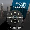 12"x 2" Trailer Brake Drum Kit 8 on 6.5" Replacement for 7000LBS,Trailer Brake Hub Drum Assembly Replaces 12" X 2" Trailer Brakes Drum Assembly