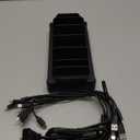 320W Charging Station for Multiple Devices, Zobirez 10-Port USB C Fast Charger Stations for MacBook, iPhone, Android Cell Phone, iPad, Tablet, Family Multi-Device Organizer Charging Dock, Black (5FT)