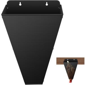 Medium Size Chicken Cone, Heavy-Duty Steel Poultry Restraining Cones for Chicken, Large Laying Hens, Roasters, Turkeys Up to 8 Pounds, Flat Back Funnel Cone Chicken Killing Cone, Easy to Clean