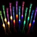 M.best 72pcs Glow Sticks Party Supplies, 3 Modes Colorful Flashing LED Light Up Glow Wands Sticks for Party Favors