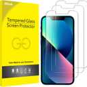 JETech Screen Protector Compatible with iPhone 13 mini 5.4-Inch, Tempered Glass Film, 3-Pack