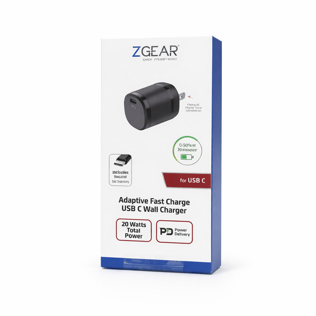 ZGR 20W TYPE C USB WALL CHARGER