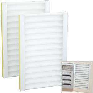 Window Air Conditioner,Side Insulated Foam Panel, Summer/Winter Heat and Draft Insulating,Two-Piece Full Surround Insulation Panels Window Seal with 4 Pressure Strips high density Mid rebound