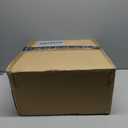 IKK Modern Semi Flush Mount Close to Ceiling Light for Dining Rooms, Black L15 Elegant Textured Glass Chandeliers, Farmhouse Chandelier Light Fixture for Kitchen Island, Living Room, Foyer. E12*4.