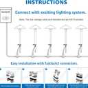 SUNVIE LED Low Voltage Landscape Lights 3W Cast-Aluminum Pathway Lights Low Voltage 12-24V Waterproof Landscape Path Lights 3000K Landscape Lighting for Yard Garden Walkway ETL Listed Cord, 12 Pack