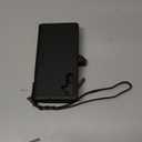 Defencase Compatible with Galaxy A15 5G Case Wallet with RFID Blocking Card Holder for Women Men, PU Leather Magnetic Snap Flip Zipper Strap Wallet Phone Case Fit for Samsung Galaxy A15 5G, Black