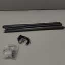 NICETOWN 100% Blackout Window Curtain Panels, Cold and Full Light Blocking Drapes with Black Liner for Nursery, 84 inches Drop Thermal Insulated Draperies (White, 2 Pieces, 52 Wide Each Panel)