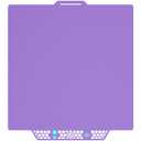 BIQU CryoGrip Pro Glacier Build Plate for Bambu-Lab X2D P2S P1S P1P X1C X1E A1 3D Printers, Double-Sided Fine Textured Spring Steel Sheet, Firm Adhesion, 257x257mm, Purple