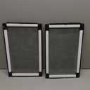 FLYZZZ Adjustable Window Screen Small Expandable Window Screens, (9.84'' High by 16-28'' Wide, B) 2 Packs Suitable for Window Openning Width Size 16''-28''， 20% Smaller Than Standard Screens