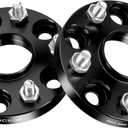 5x4.5 Wheel Spacers, 20mm 5 Lug Hub Centric Wheel Spacers for Toyota Camry Highlander RAV4, ES350, RX350, ES330, RX330, GS, TC, XB, 5x114.3 Wheel Adapters with M12x1.5 Studs 60.1mm Hub Bore, 2PCS (Black)