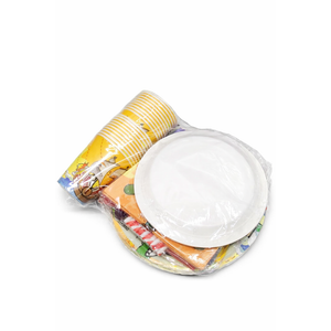 141Pcs Cartoon Themed Birthday Party Decorations for 20 Guests Cartoon Tableware Supplies Party Plates and Napkins Forks Cups Straws Tablecloth for Baby Shower Birthday Decorations