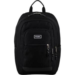 FUEL Laptop Durable Hiking Travel Commuter Carry On Casual Daypack Classic Bag Backpack, Black