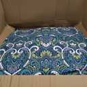 Arden Outdoor Deep Seat Cushion Set, 24 in x 24 in, Weather-Proof, Rain-Proof, Fade Resistant Patio Cushion for Chair, Sofa, and Couch Sapphire Aurora Blue Damask, 1 Pack