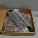 Plant Stand Indoor,Mid Century Walnut Wood Plant Table, Heavy Duty Metal Tall Flower Pot Stand,Modern Round Small Side End Table With Raised Design(12"x17")